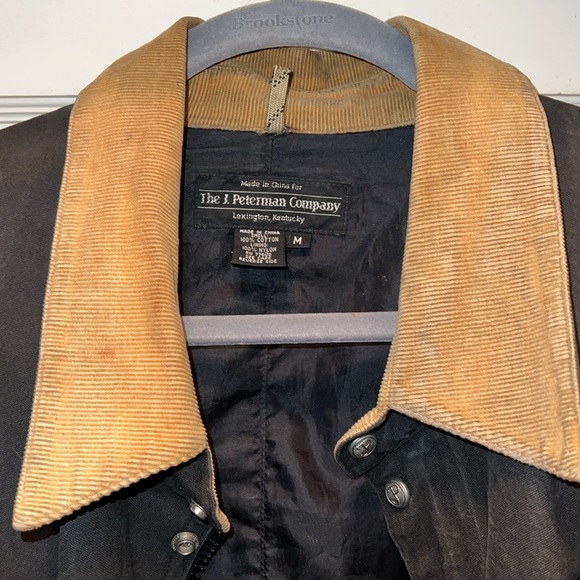 J. Peterman Company outback duster horse riding tin cloth coat - Picture 2 of 11